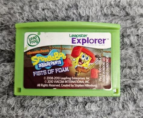 Leapfrog Explorer Spongebob Squarepants Fists Of Foam Leappad Game