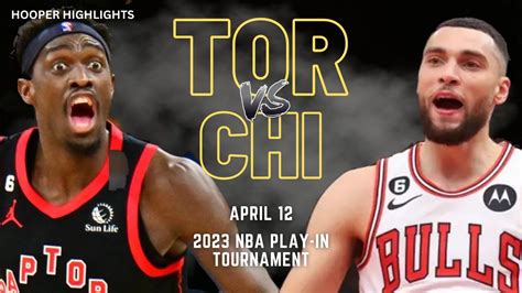 Chicago Bulls Vs Toronto Raptors Full Game Highlights Apr 12 2023