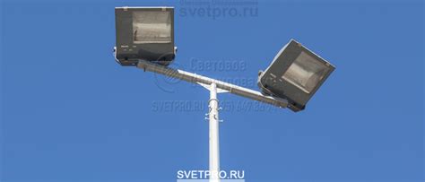 Декоративная стальная опора для светильника