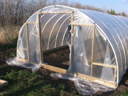 How To Build An Inexpensive Hoop Style Greenhouse Alberta Home Gardening