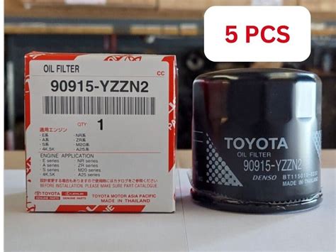 Pc Toyota Genuine Oil Filter Yzzn X Aus Ref Z