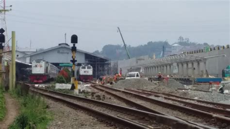 Kesibukan Stasiun Padalarang Dan Melihat Pembangunan Peron Stasiun