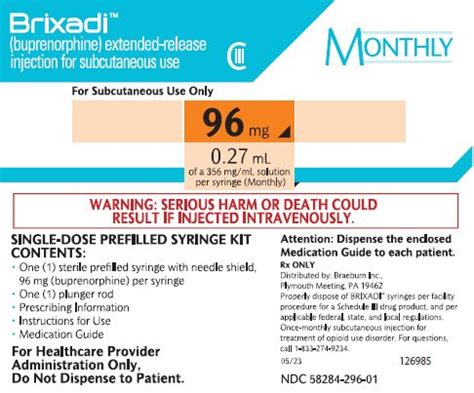 Brixadi Injection: Package Insert - Drugs.com