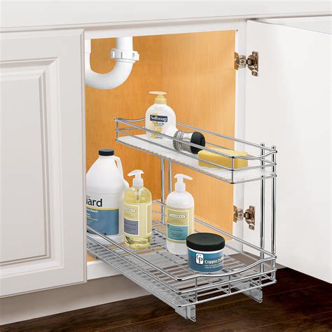 Lynk Professional Roll Out Under Sink Cabinet Organizer - Pull Out Two Tier 13359511219 | eBay