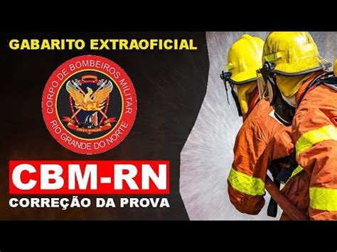 Cbm Rn Gabarito Extraoficial Corre O Da Prova Soldado