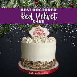 Dessert Red Velvet Cake Doctored Cake Mix Recipe