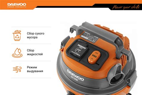 Строительный пылесос Daewoo DAVC 2516S - выгодная цена, отзывы ...