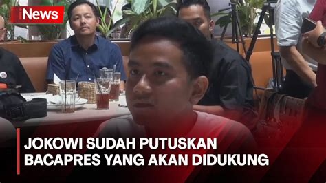 Gibran Sebut Jokowi Sudah Putuskan Bacapres Yang Akan Didukung Youtube