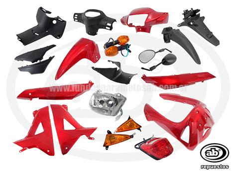 Kit Plasticos Honda Wave Rojo Pzas Alfredo Bertona