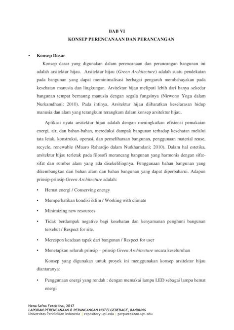 Pdf Bab Vi Konsep Perencanaan Dan Perancangan Konsep Repositoryupi