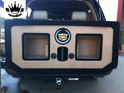 Cadillac Escalade Ext Chevy Avalanche Kicker L7 Speaker Box Midgate Su