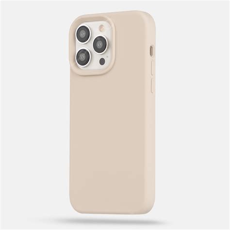 Etui Silikonowe Beżowe Premium do iPhone