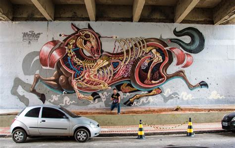 Nychos New Mural - Sao Paulo, Brazil | StreetArtNews | StreetArtNews