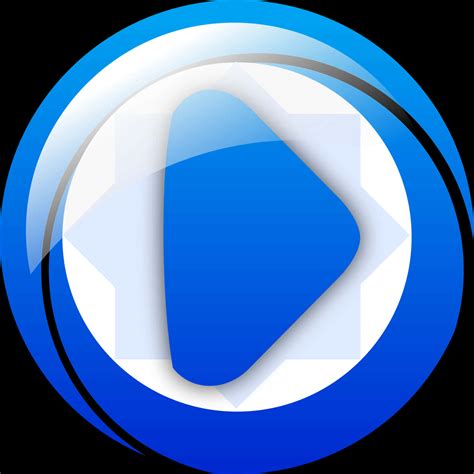 Download Blue Play Button Graphic