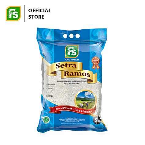 Food Station FS Premium Setra Ramos Beras 5 Kg Kemasan Baru