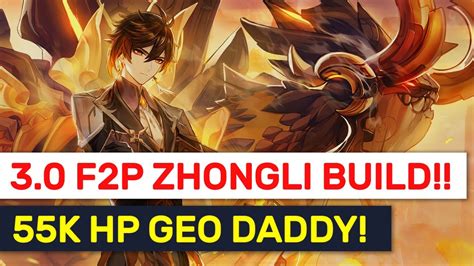 Best Re Run Zhongli Build K Geo Daddy Support Tank Dps