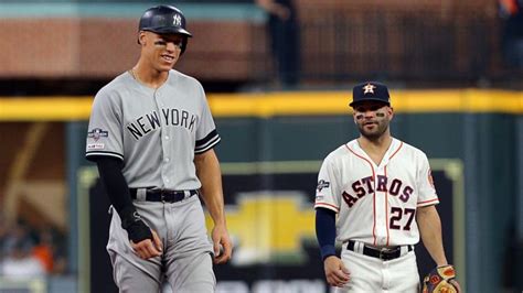 Aaron Judge Vs Jose Altuve Height How Iconic 2017 Photo Created A