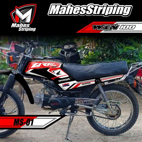 Jual Stiker Striping Honda Win Desain Trill Cstiker Lis Variasi