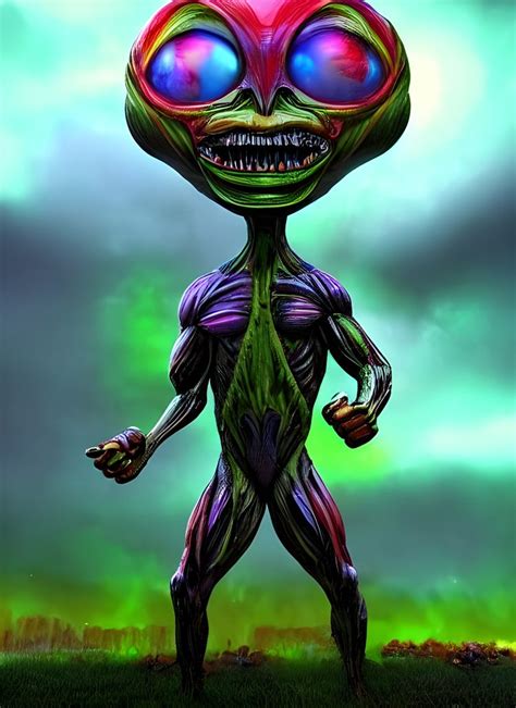 Alien Species 13 Ai Generated Artwork Nightcafe Creator