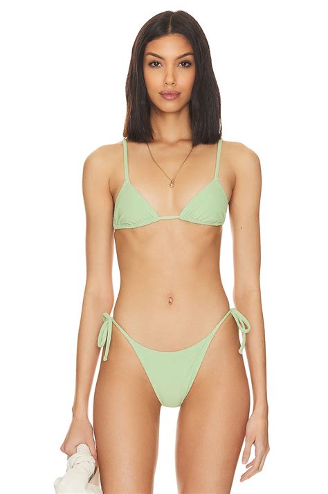 Tropic Of C Equator Bikini Top In Seafoam REVOLVE