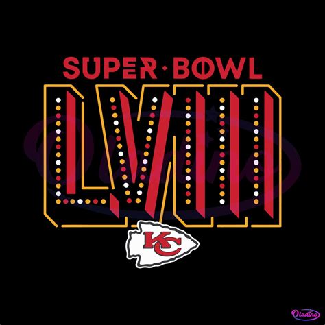 Super Bowl LVIII Kansas City Chiefs Logo SVG