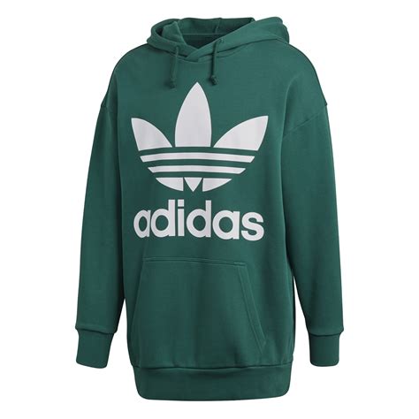 Adidas Originals Trefoil Oversized Hoodie Collegiate Green