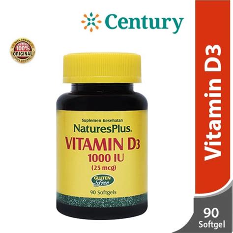 Jual Natures Plus Vitamin D Iu Softgel Vitamin D Nature S