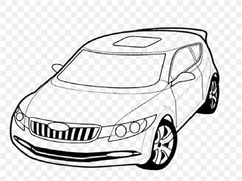 Mewarnai Gambar Mobil Sport Sketch Coloring Page