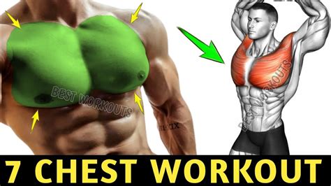 7 Huge Chest Exercises Fastest Best Workout Youtube