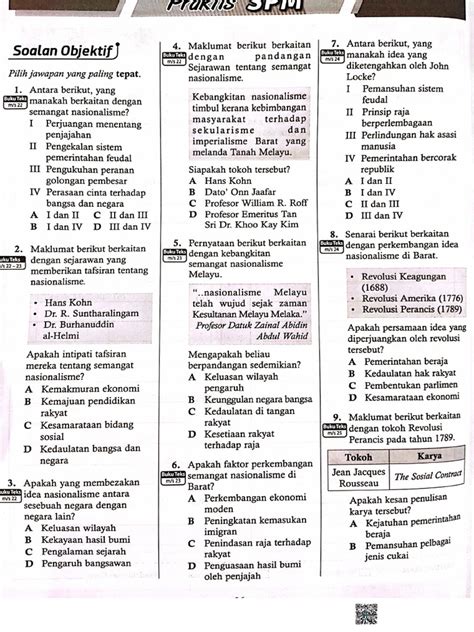 F4 Sejarah Latihan Bab 2 Pdf