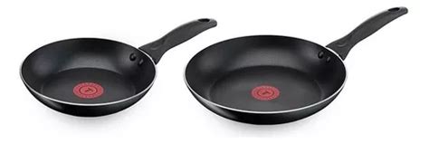 Set Sartenes De Cm Y Cm Marca Tefal Color Negro Mercadolibre