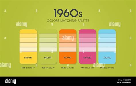 1960s Colour Schemes Ideas Color Trends Combinations And Palette Guide