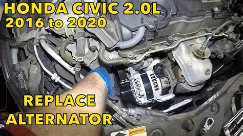 How To Replace Alternator 2003 Honda Civic