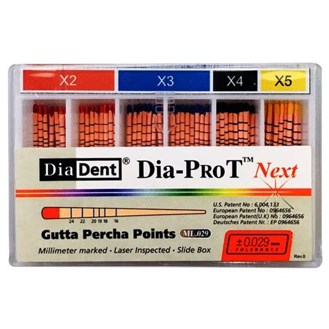 Гутаперкови щифтове ProTaper Next DiaDent | Ендо - ендодонтски ...