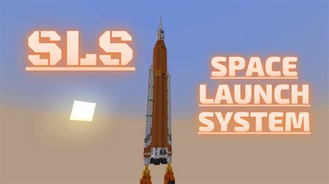 Minecraft How To Build A Rocket In Minecraft Sls Minecraft Rocket Tutorial Youtube