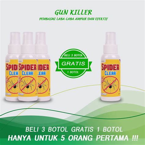 Jual Racun Pembasmi Laba Laba Paling Ampuh SPIDER CLEAR 100 ML