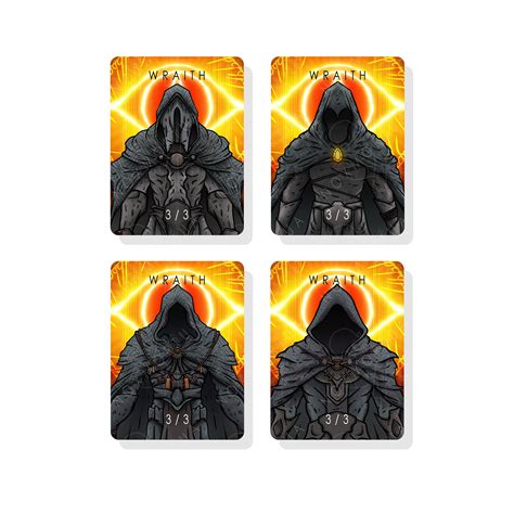 Wraith Token Bundle For Magic The Gathering Etsy