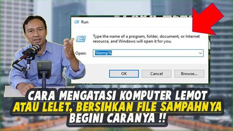 Cara Mengatasi Komputer Atau Laptop Lemot Cara Hapus File Sampah YouTube