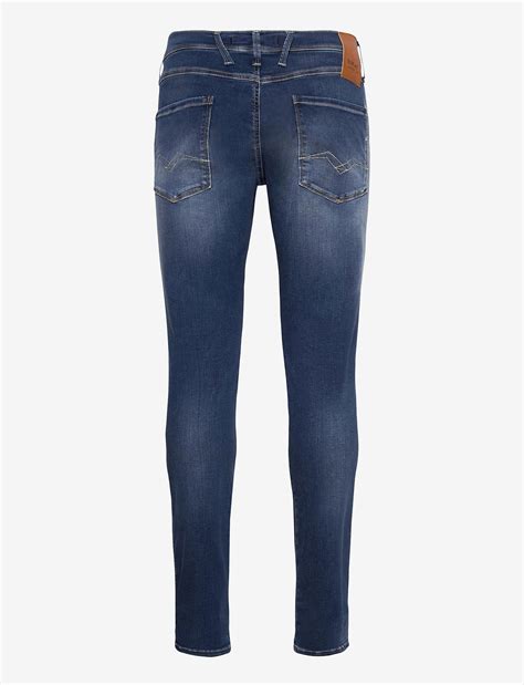 Replay Anbass Trousers Slim Hyperflex Re-used Xlite (Medium Blue ...