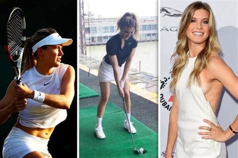 ‘sassy Tennis Hottie Eugenie Bouchard Ditches Racket For Golf Daily Star