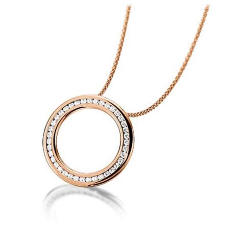 Diamant Collier Gelbgold 585 Weißgold 585 mit 0 3 ct tw vs Juwelier