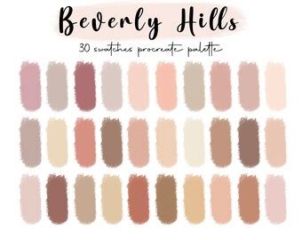 Nude color palette Etsy México