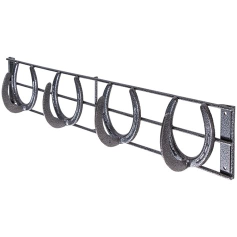 Easy Up® Pro Mountable 4 Horseshoe Tack Rack Schneiders Saddlery