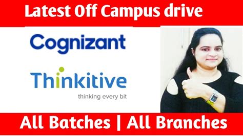 Cognizant Recruitment 2021 Off Campus Drive Thinkitive Recruitment