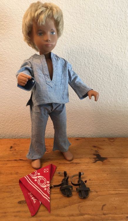 Sasha Puppe Gregor Blonde Haare M Original Jeans Dress Washd Gebraucht