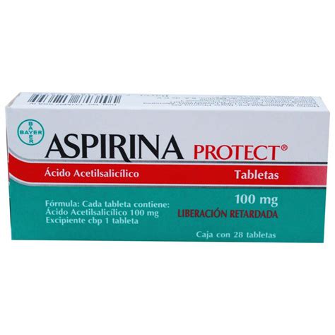 Aspirina Protect 100 Mg Con 28 Tabletas Bayer— Farmacia Santa Fe