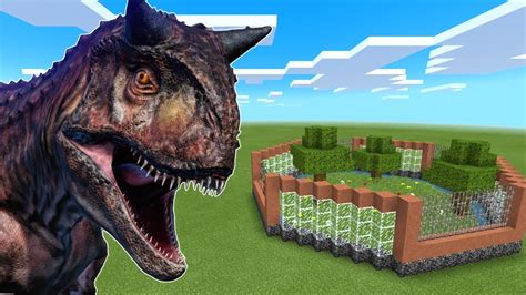 MCPE How To Make A Carnotaurus Farm YouTube