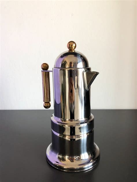 Vintage Stovetop Moka Pot Kontessa With Magnetic Etsy