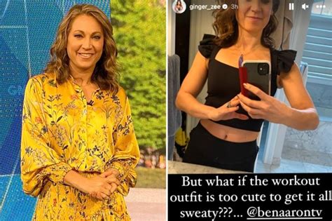 Gma Meteorologist Ginger Zee Shows Off Her Flat Tummy In A Crop Top For