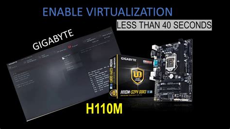 Enable Virtualization From Bios Gigabyte Youtube